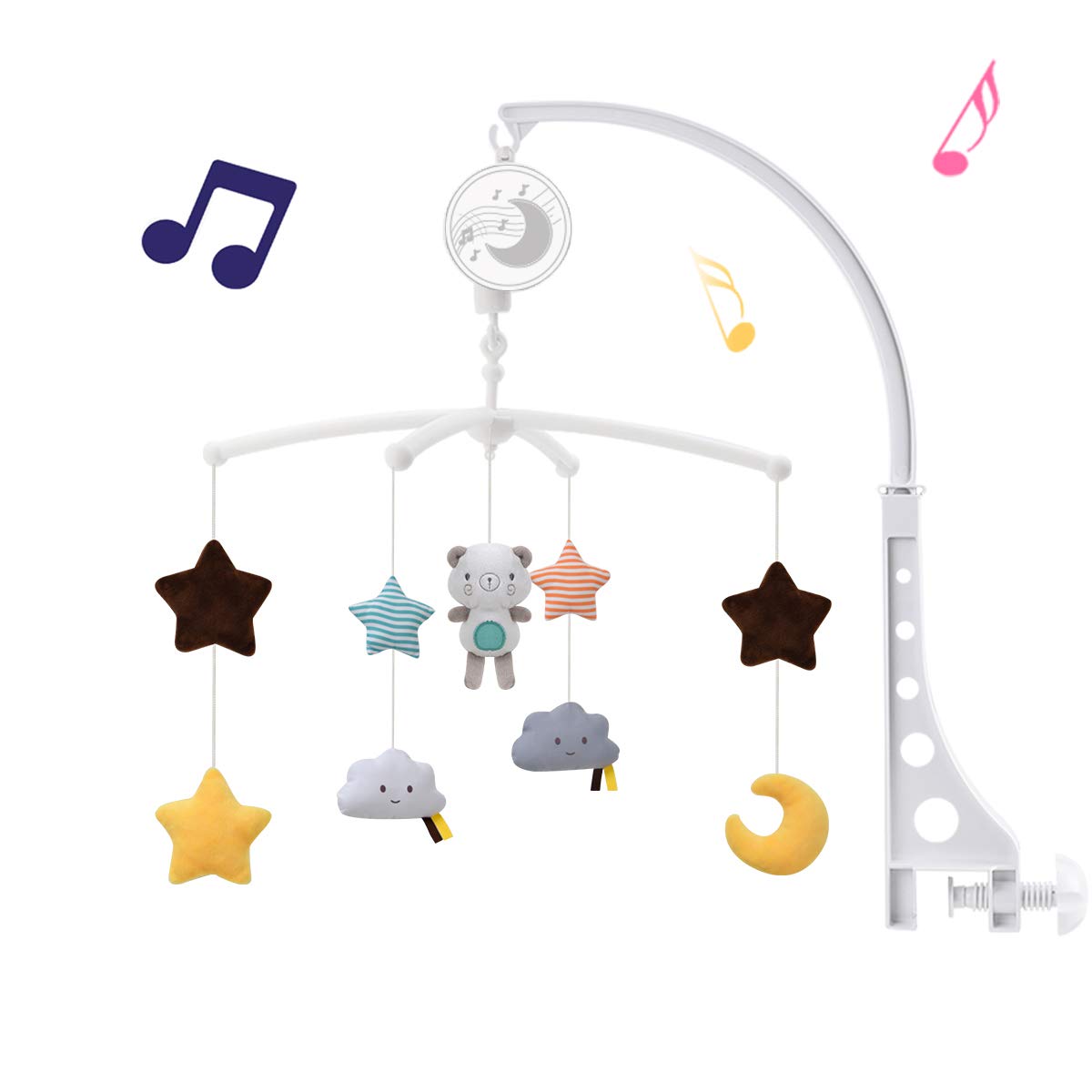Carriage Bed - Babybett Mobiles Rasseln Musik Lernspielzeug Bettglocke