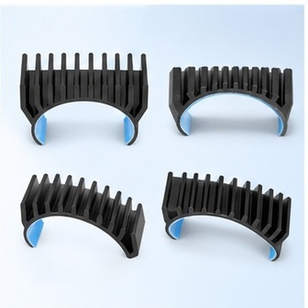 3D Printer - Runder Aluminium-Kühlkörper für Schrittmotoren, gebogenes Bogen-Design,