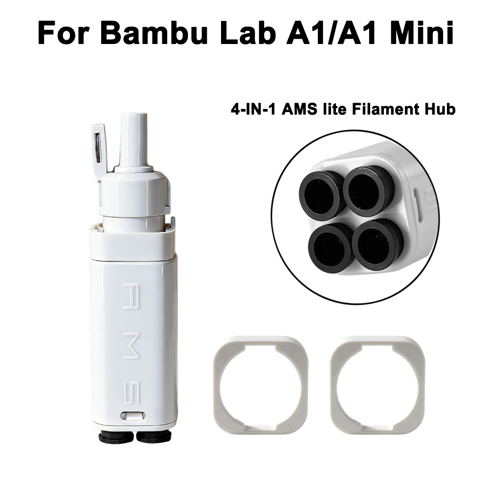 Ptfe Tube - 4-in-1 PTFE-Adapter Materialrohr-Erweiterungsanschluss AMS Connect 4