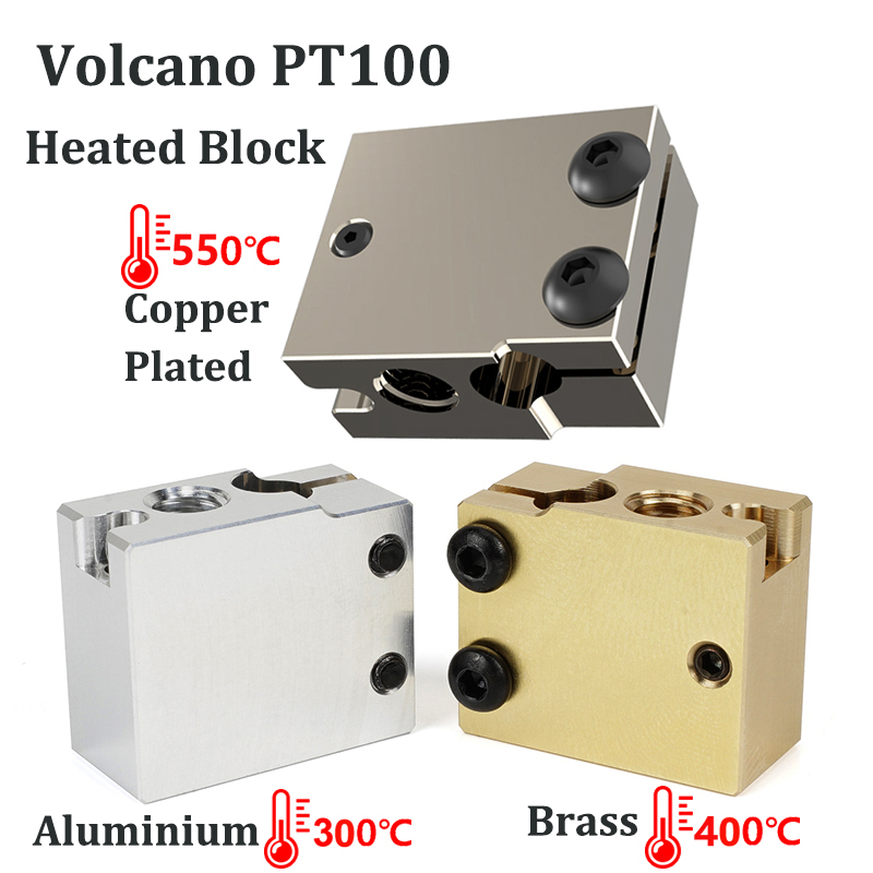 Direct Drive Extruder - Hohe Qualität PT100 Volcano Beheizte Block