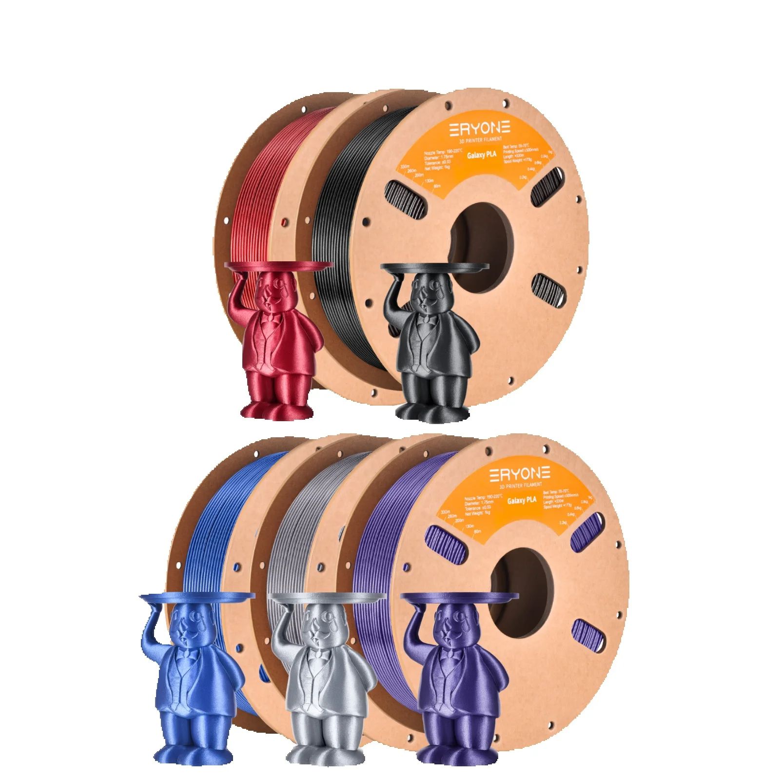 Tpu Filament - Eryone 3D-Drucker-Glitzer-Plat-Filament für 3D-Drucker, perfekt gespultiert