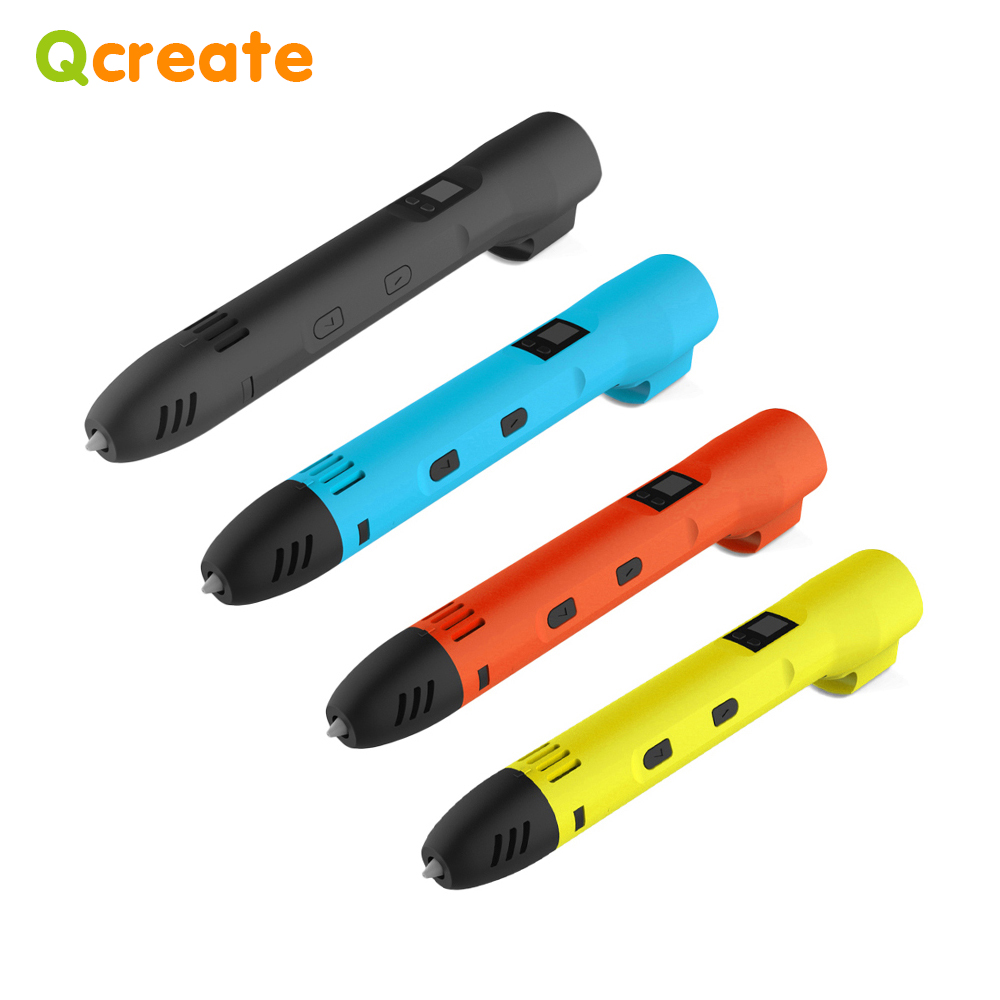 Pla Filament - QCREATE 3D-Druckstift, 1,75 mm PLA-ABS-Filament, LCD-Display,