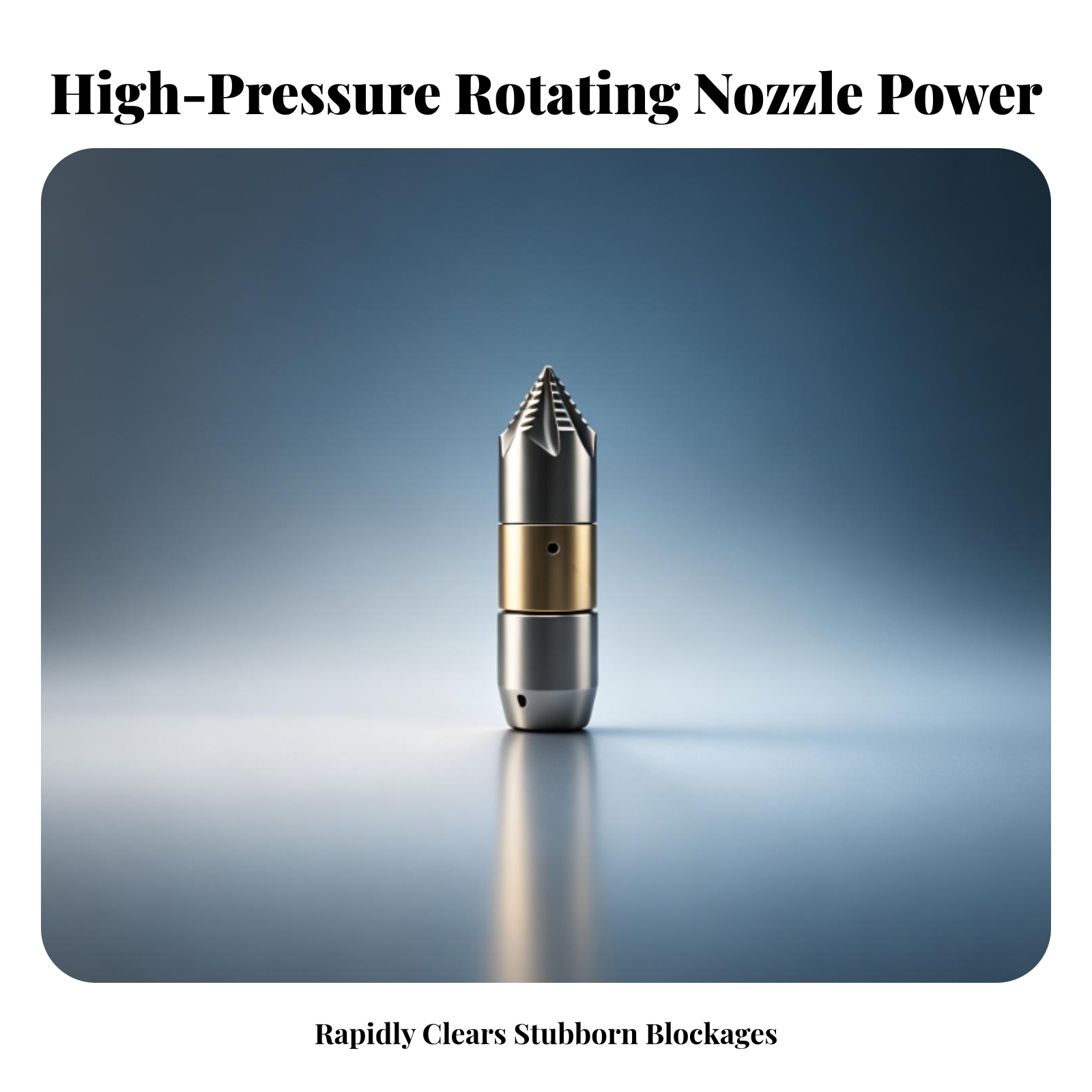Nozzle Brass - Verschleißfeste Rotierende Sprühdüse Sanitärwerkzeug Rotierende Düsen