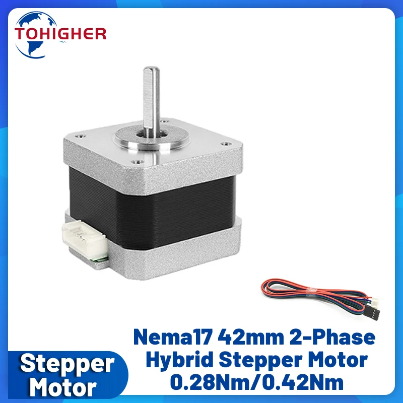 3D Printer - Nema17 Schrittmotor 42 Motor 4-Leiter 0,28Nm/0,42/0,56Nm/0,7Nm