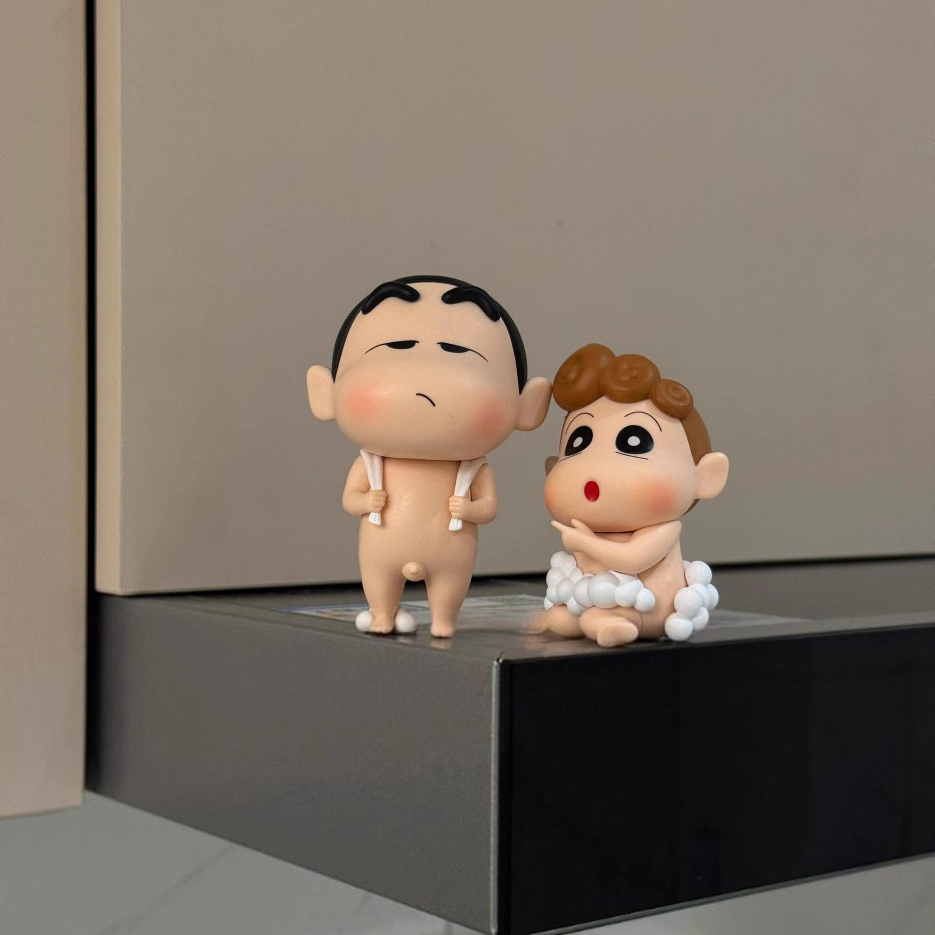 Resin Vat - Niedliches Crayon Shin-chan Badezimmer-Set, Cartoon-Ornament, kleine