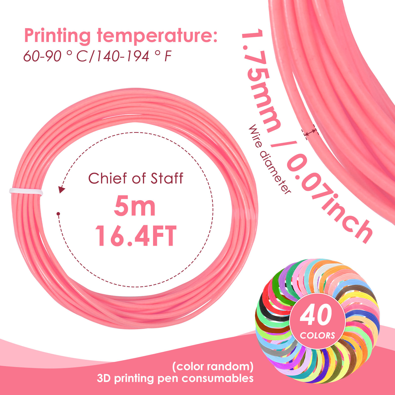 3D-Stift-Filament-Nachfüllunge – Filament 1.75 Bewertung und Preis