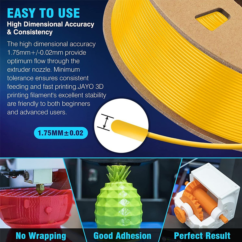 JAYO 3D-Drucker PLA/PETG/PLA+  – Filament 1.75 Bewertung und Preis