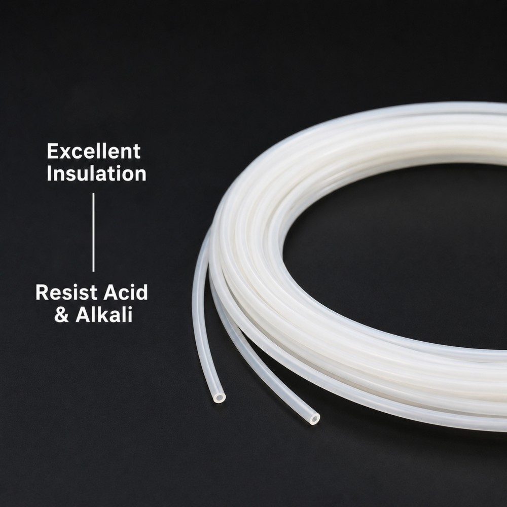 Weißer PTFE-Schlauch, isoliert – Ptfe Tube Bewertung und Preis