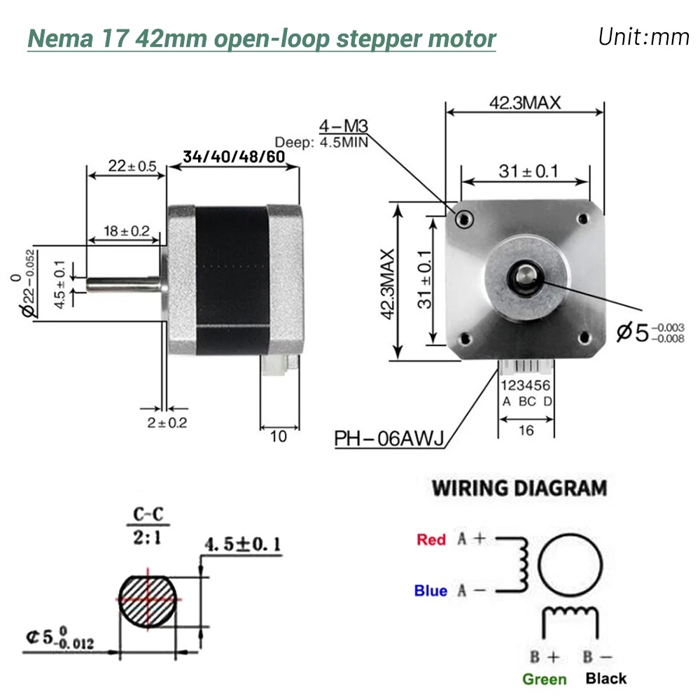 Nema17 Schrittmotor 42 Motor 4 – 3D Printer Bewertung und Preis