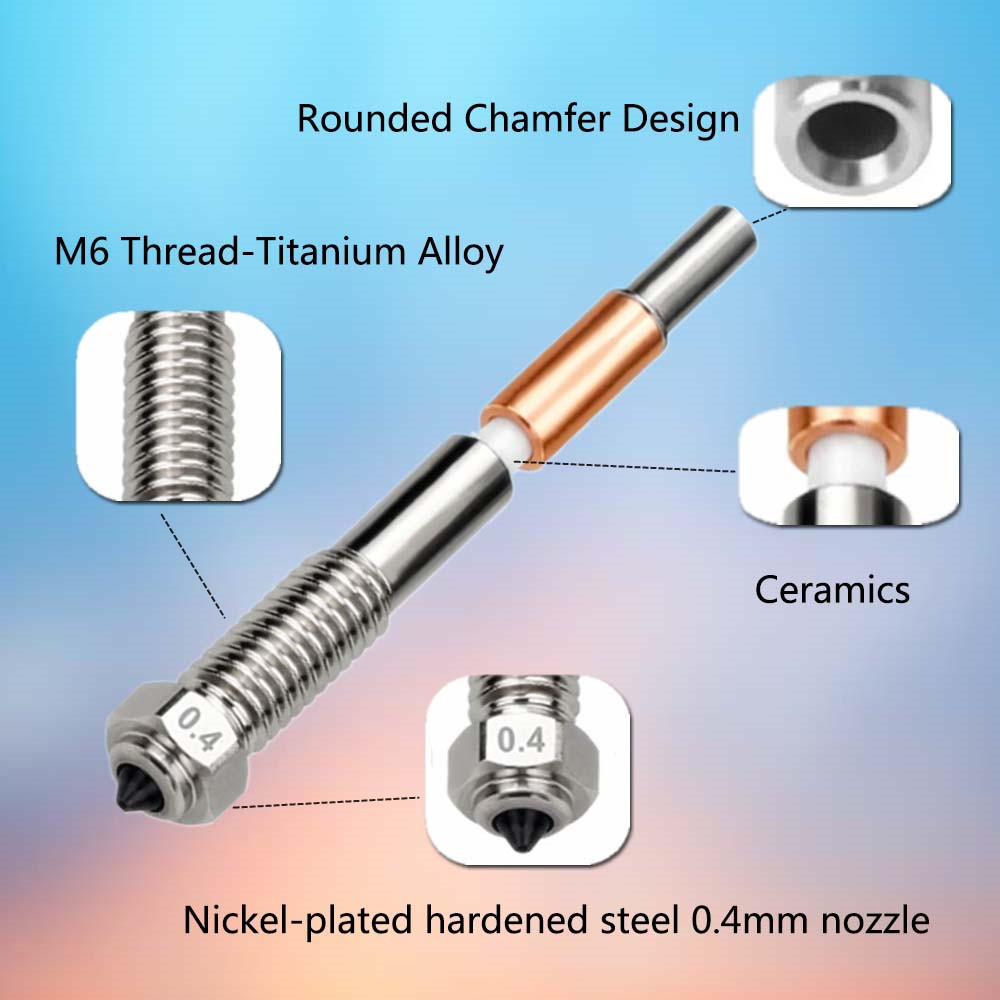 Für QIDI Plus 4 Bimetall-Düse  – Hotend 0.4Mm Bewertung und Preis