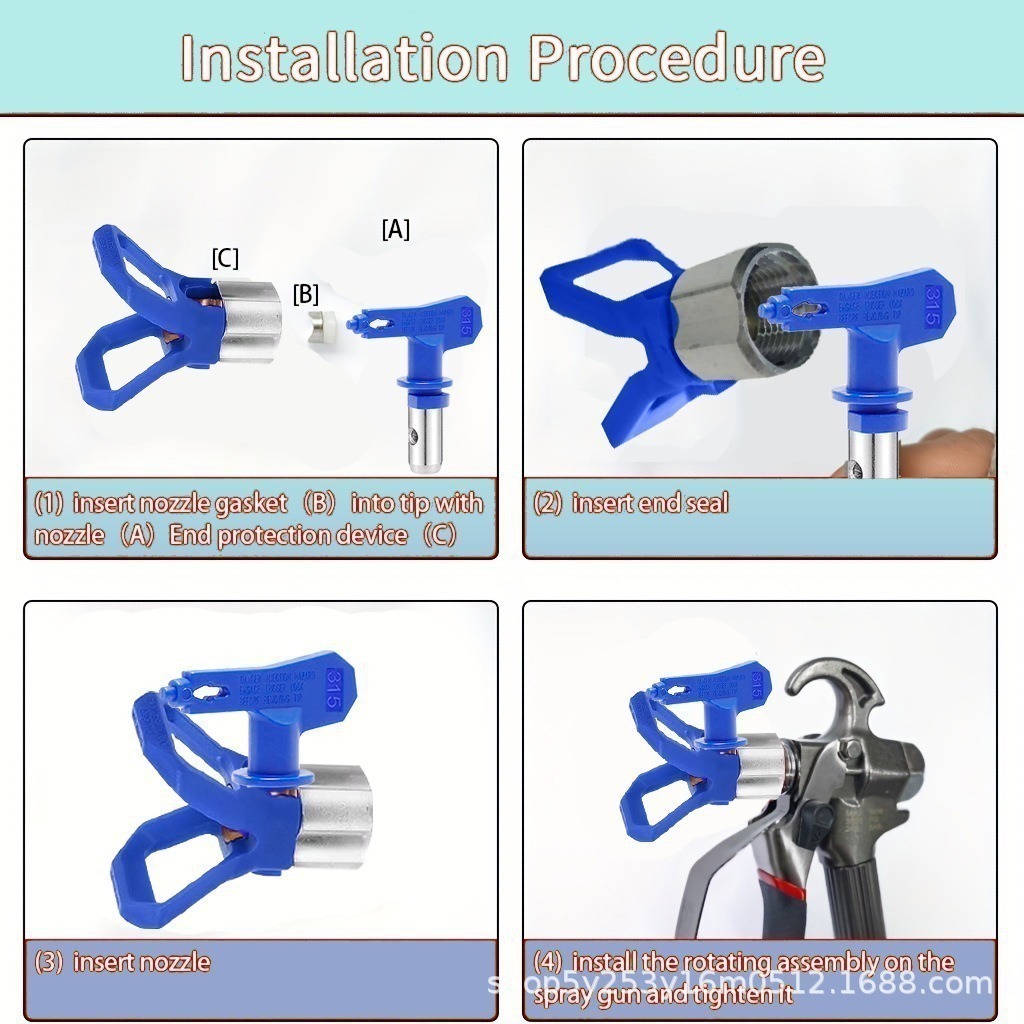 Für Hochdruck-Airless-Sprühdüs – Nozzle Tungsten Bewertung und Preis