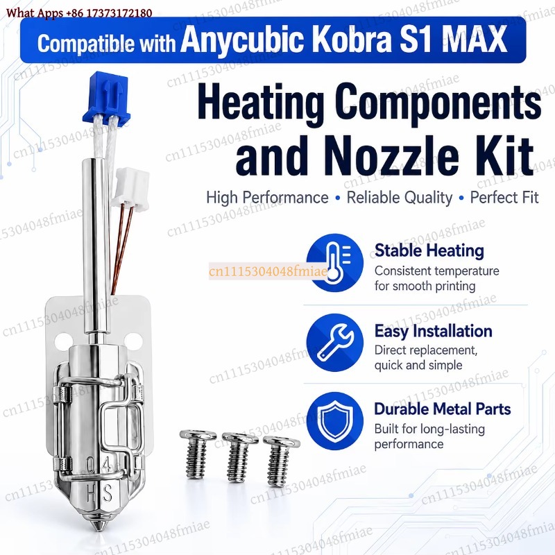 Anycubic Kobra S1 MAX Heizdüse – Hotend Assembly Bewertung und Preis